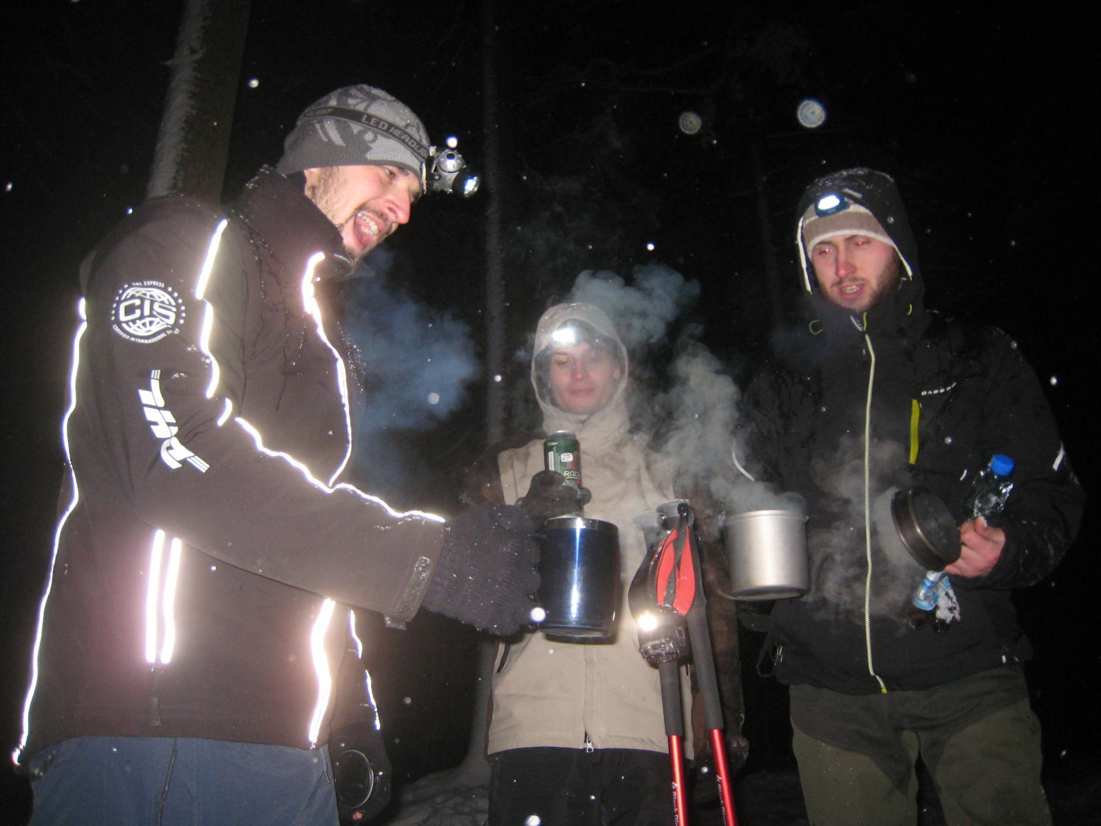 Po jídle následovala klasika s grogem:-)