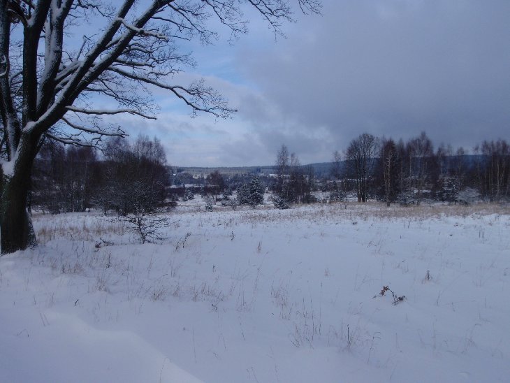 Krajina v okolí Padrťských rybníků.