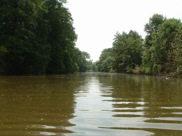 Tady dlouhej volej před druhym jezem