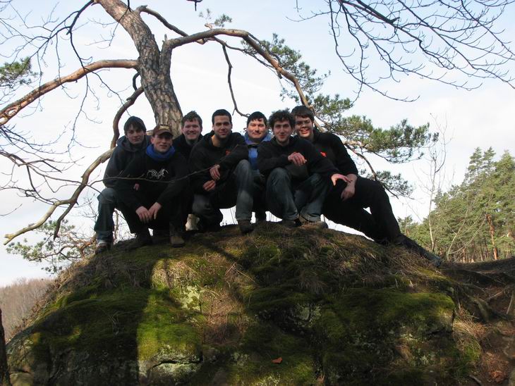 Foto  s našim průvodcem...asi z nás měl dost radost když viděl co sme zač:D:D