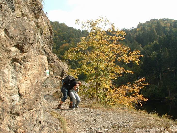 Tohle měla bejt romantická fotka....a takhle se to zvrhlo