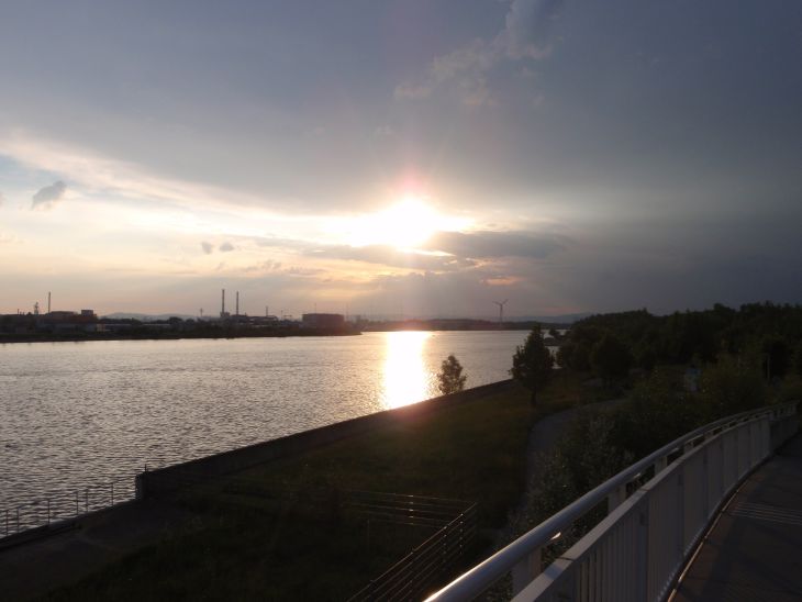 Západ slunce nad Vídní