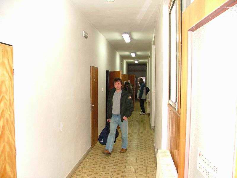Florbalový zápas proti týmu z Veltrus