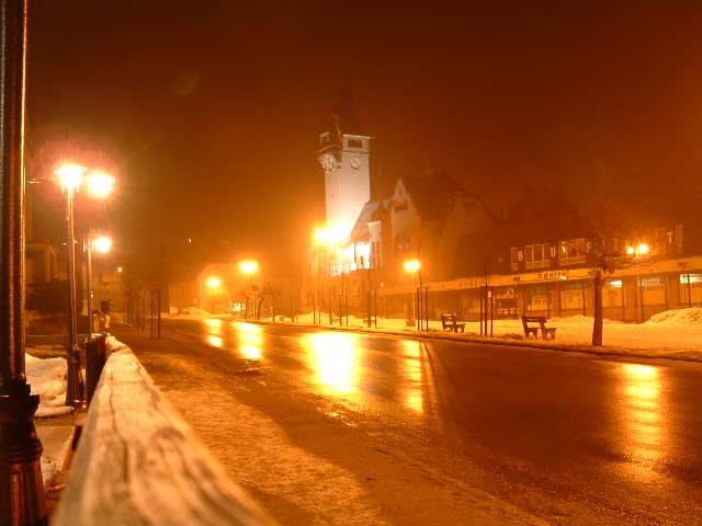 Noční pohled na Rokytnici