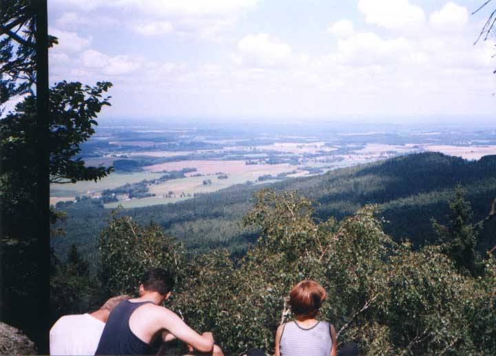 Výhled do krajiny.