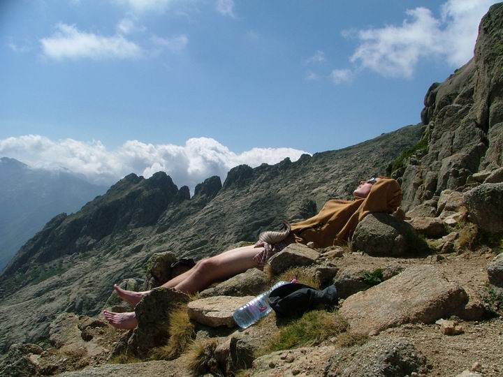 Pauza na skalách:)