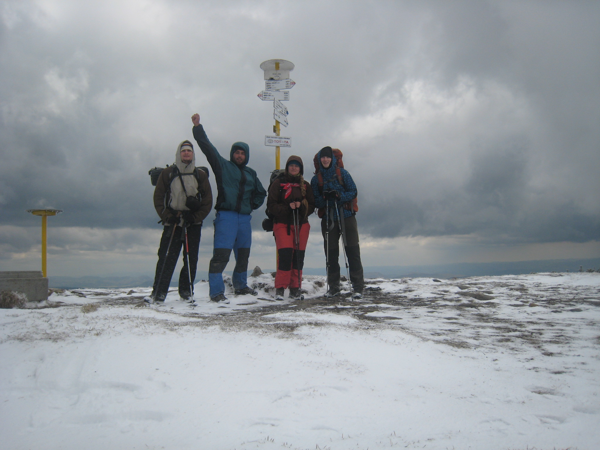 Nejvyšší vrchol tohoto treku Velká Lúka 1476 m.n.m.
