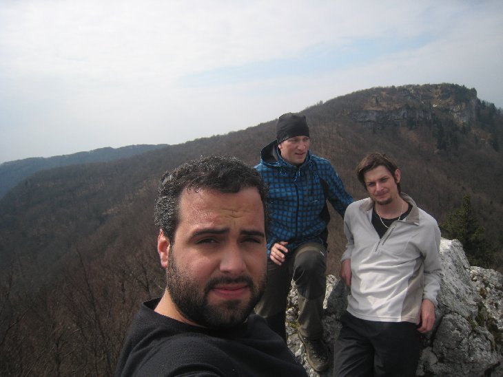 Ostrá skála 1220 m.n.m.