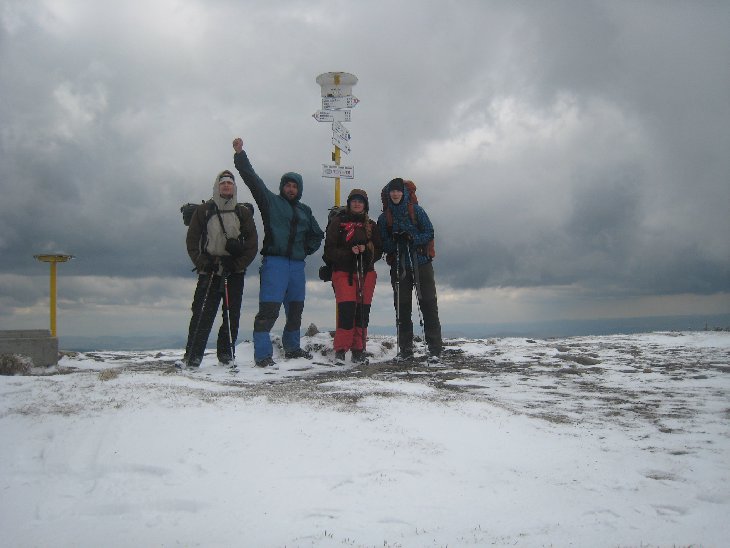 Nejvyšší vrchol tohoto treku Velká Lúka 1476 m.n.m.