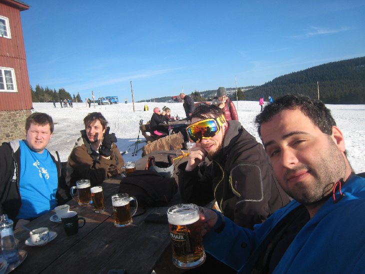 Pauza na pivo...v tom vedru to byla nutnost:D