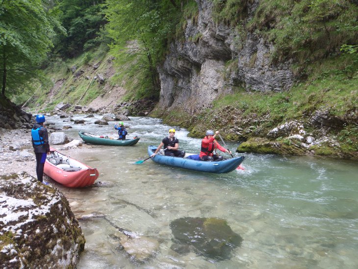 Vodočet 208cm v Erlaufboden, ale ze silnice to moc sjízdně nevypadlo.