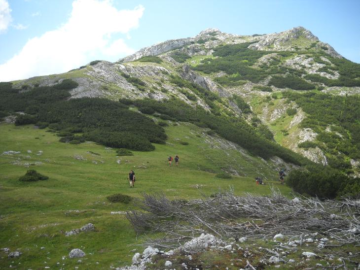 Jana si to štramáduje a Ivča se válí po zemi, asi pauzen machen:-D