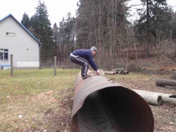 na rouře