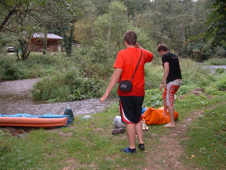 Vypouštíme lodě a vymejšlíme cestu zpět:)...
