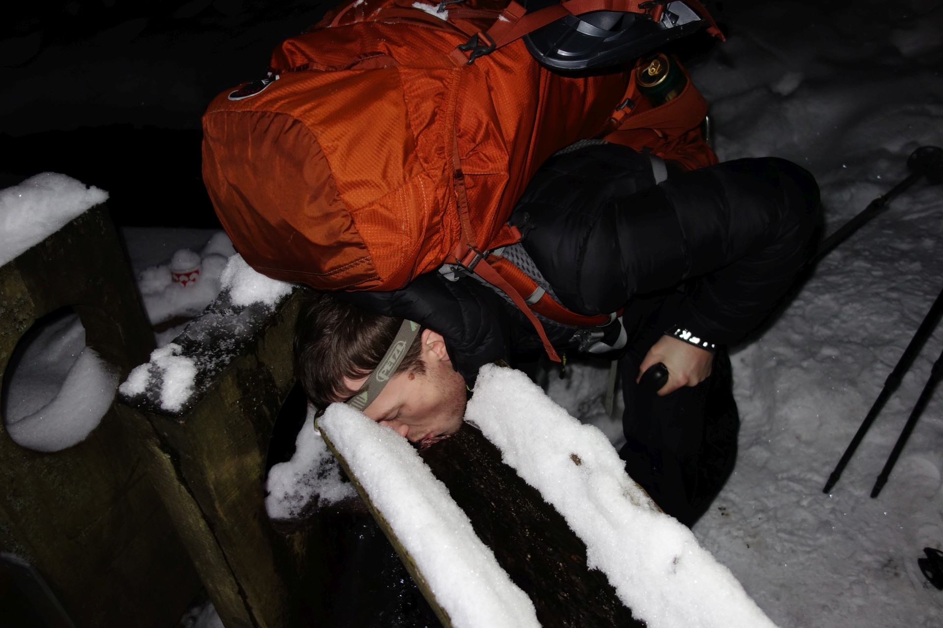 Po cestě jsme narazili na tuto studánku.