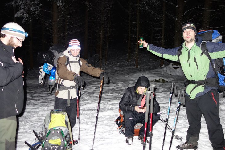 Dnešní cíl byl vrchol hory Oblík (1225 m.n.m.)