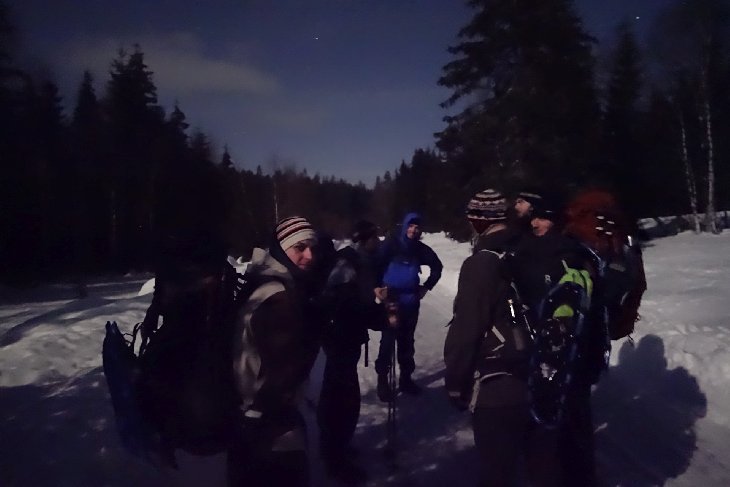 Dnešní cíl bylo dojít na jistý bod na mapě. je cca 1h v noci:-D