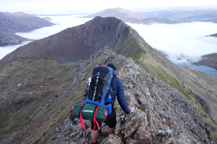 Celkem zajímavá cesta po hřebínku:D