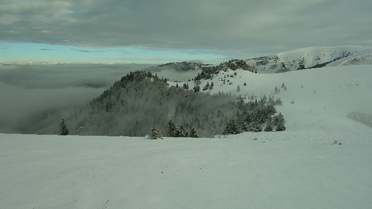 Někde tady nás opouští Ondra, který schází zpět do údolí...
