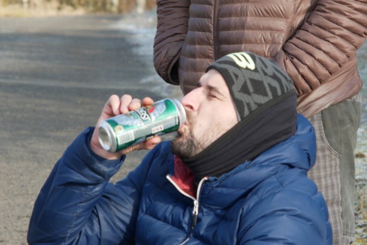 Asi je to zmrzlý :-D