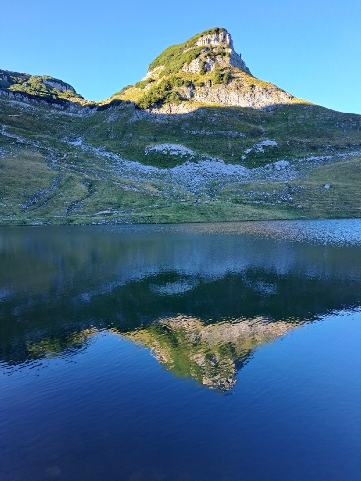 Alespoň odtud byl pěkný výhled na Atterkogel 1 826 m.n.m.