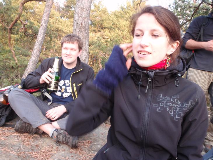 šampáno na počest našeho velkého ondry:))
