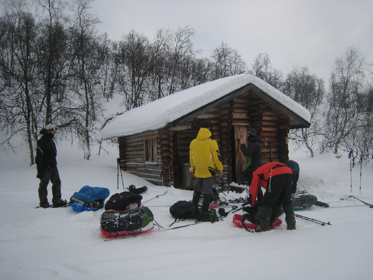 Ruktajarvi je poslední autiotupa na naší cestě.