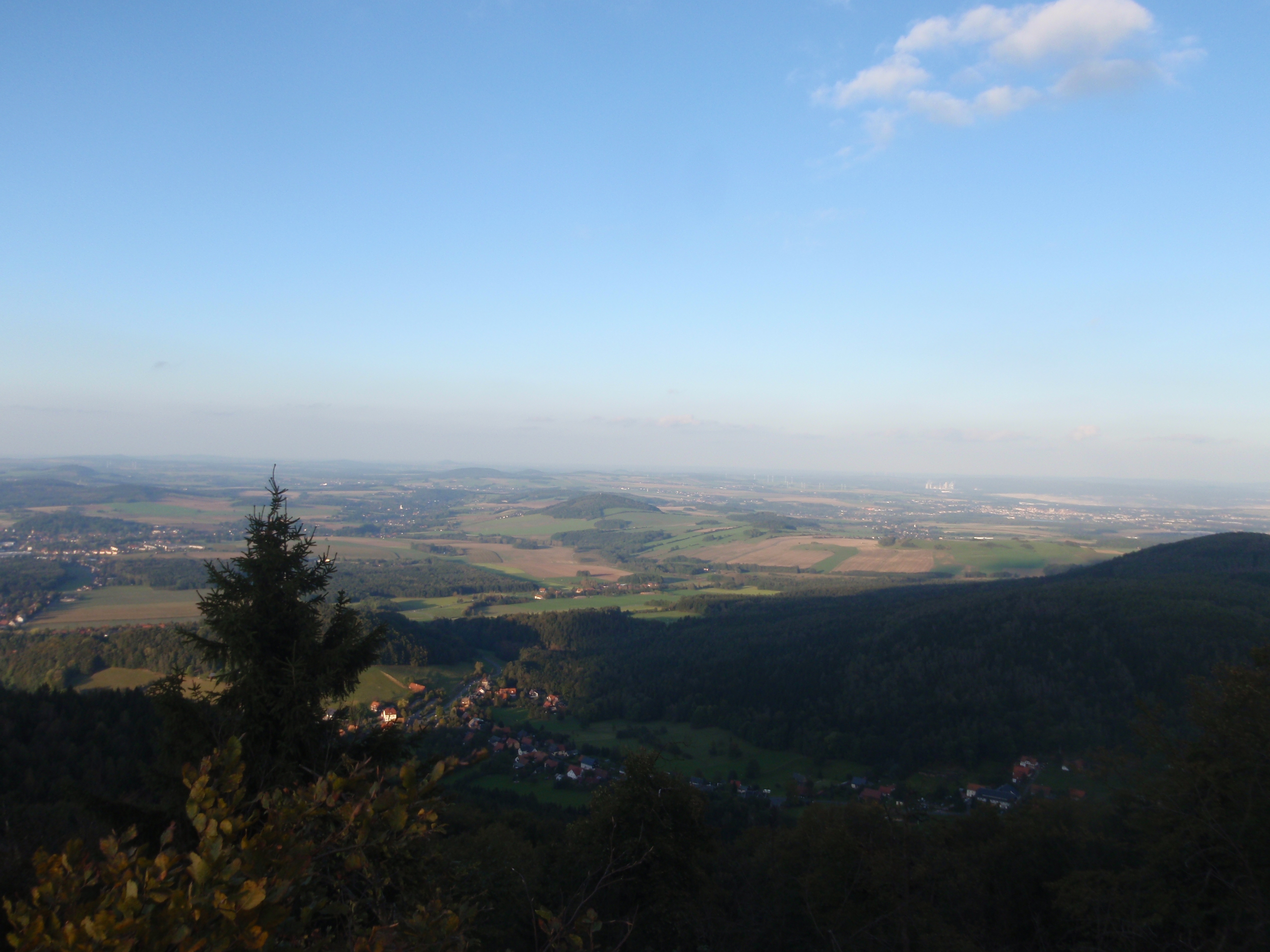 Na vrcholu Luž (793 m.n.m.).