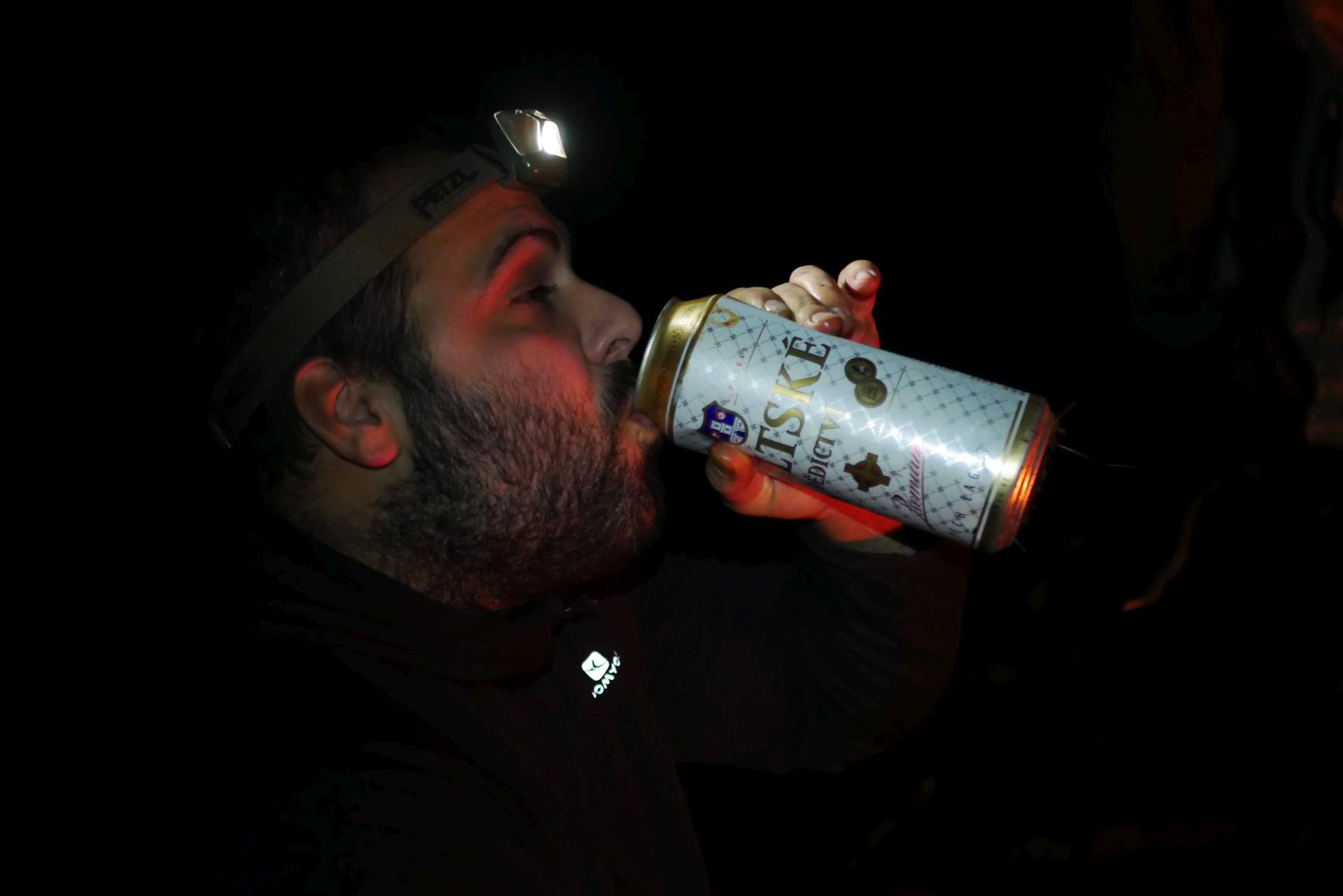 Radek a jeho XXL dědské pivo.
