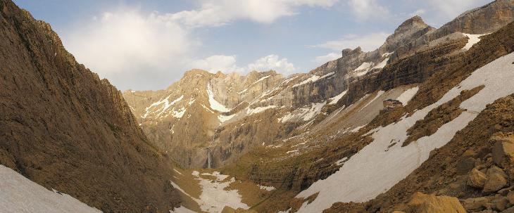 Jedno z nejhezčích míst celého treku v NP Ordesa y Monte Perdido.